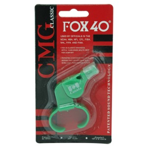FOX40 3027FGS 오피셜 레프리 휘슬 16,000 (녹색)(13773)